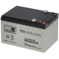 akumulator żelowy AGM MWS 12V 12Ah