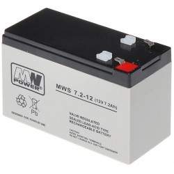 akumulator żelowy AGM MWS 12V 7.2Ah